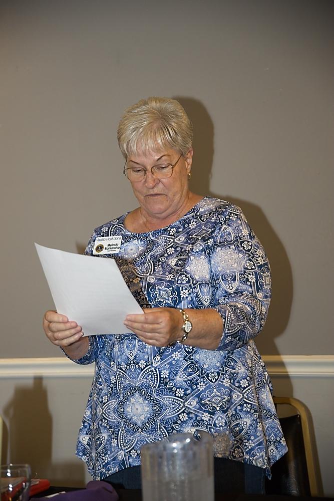 Lion Melinda announces the slate of offivers for next year. 